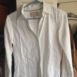 Banana Republic Classic White Oxford shirt S